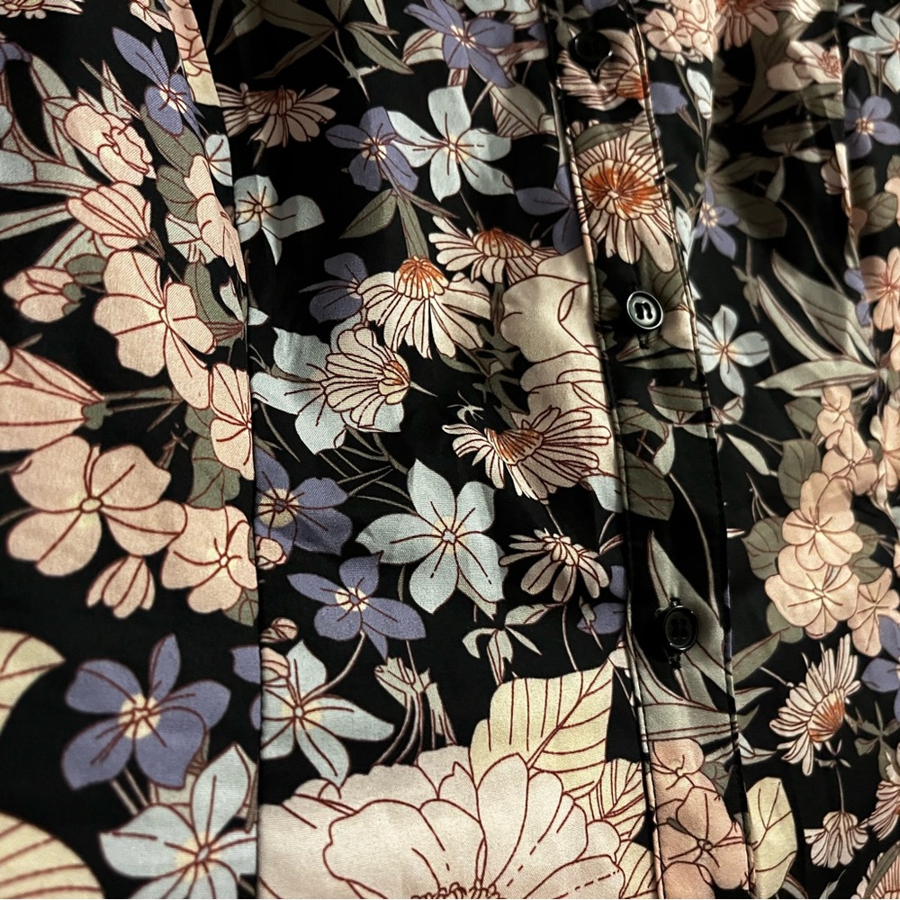 Unique Vintage Floral Blouse - Picture 4 of 4